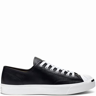 Női Converse Jack Purcell Foundational Leather Tornacipő CO6037124 Fekete/Fehér